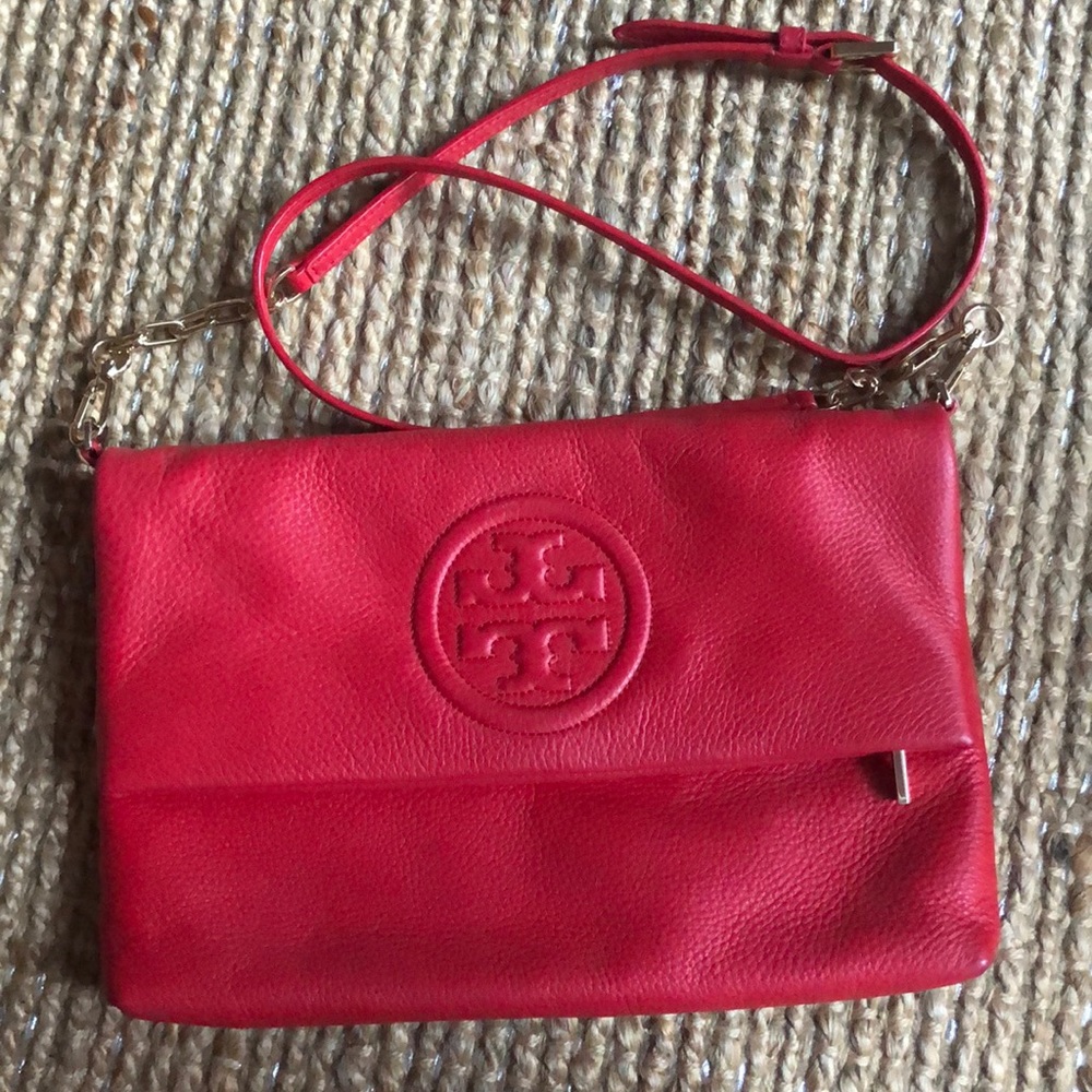 Tory Burch Convertible Crossbody Fold Over Clutch